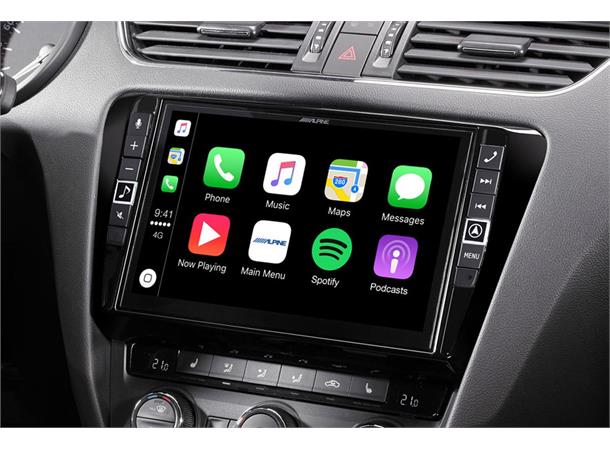 Alpine i902D-OC3 - Multimediaenhet Skoda Octavia 3 9"skjerm, CarPlay/Android Auto