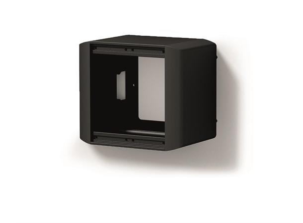Caymon Casy Veggboks 2 plasser Sort Plass til 2 CASY enheter 60mm dyp