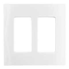 Control4 C4-FP2-WH 2 gang ramme hvit Ramme for 2 brytere US standard