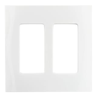 Control4 C4-FP2-WH 2 gang ramme hvit Ramme for 2 brytere US standard