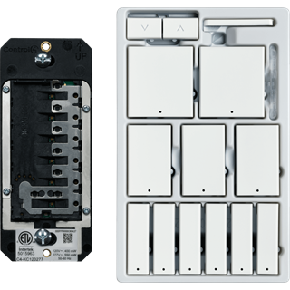 Control4 C4-KC240C, configurable keypad Programmerbar veggbryter led baklys