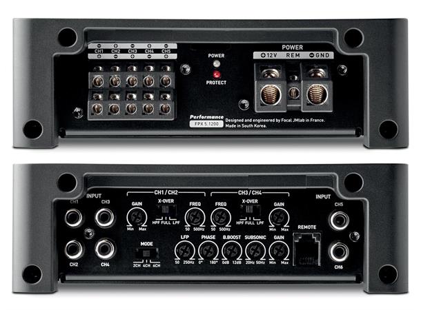 FOCAL FPX 5.1200 Forsterker 5 kanaler 1200W 2ohm