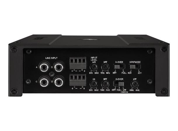 HELIX M FOUR 4x100W RMS 4 kanals klasse D forsterker med høynivå