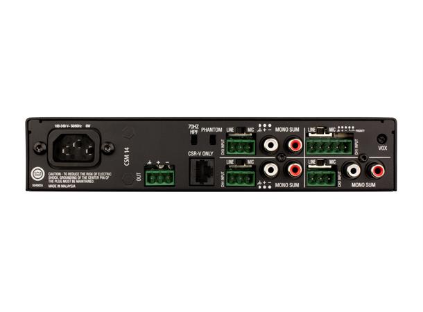 JBL PRO CSM14 mikser 4 kilder 1 sone Installasjonsmikser 4 inn 1 ut