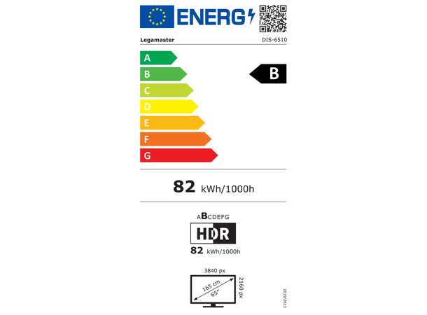 Legamaster DISCOVER 2 65" 65" Professional Display DIS-6510