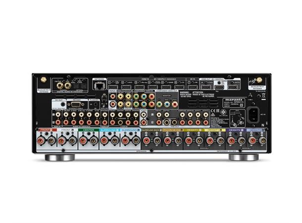 Marantz SR6015-B hjemmekino receiver 8K 7xHDMI 9.2 surround 9x185W 6Ohm