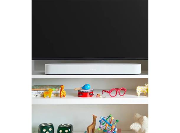 SONOS BEAM trådløs lydplanke hvit Den smarte kompakte lydplanken
