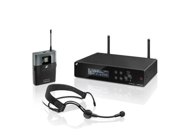 Sennheiser XSW 2  Trådløs hodebøylemik Hodemiksett for tale, sang og foredrag