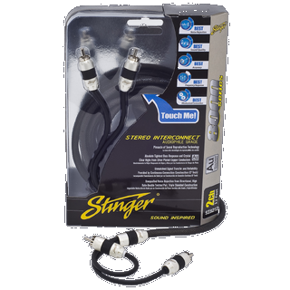 Stinger - SI8212 Signalkabel 3,5m 8000 Serien, 2 kanaler RCA