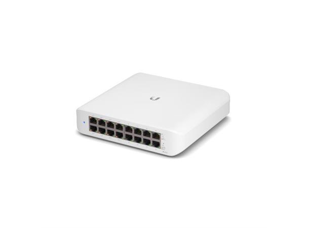 Ubiquiti Unifi Switch Lite 16 PoE 16xRJ45(8x802.3Aaf/at PoE/PoE+), 45W