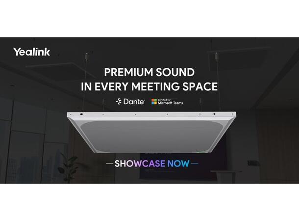Yealink SkySound CM50 Dante takmikrofon Takmikrofon AI PoE+ Ø223mm Flush mount.