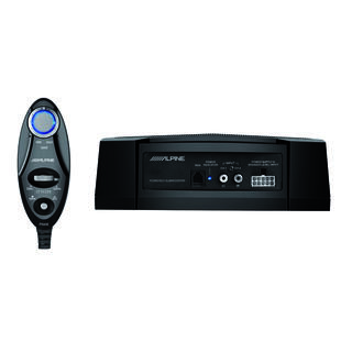 Alpine PWE-V80 - aktiv subwoofer 8" (20cm), 160W, High level inn, LP filt