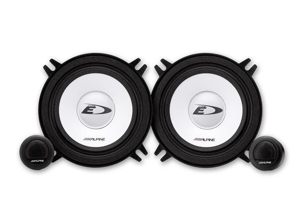 Alpine SXE-1350S komponentsett, Type-E 13cm 4ohm, 40/250W RMS/Max, 60Hz-20kHz