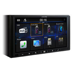 Alpine iLX-W690D DAB+  mediaspiller 7" skjerm DAB CarPlay Android Auto BT
