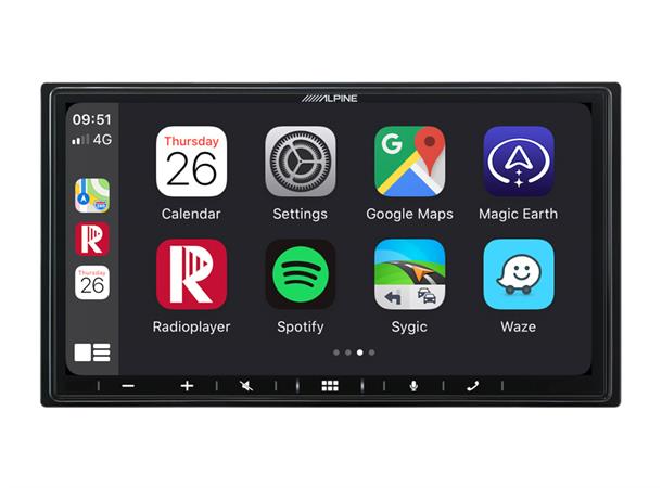 Alpine iLX-W690D DAB+  mediaspiller 7" skjerm DAB CarPlay Android Auto BT