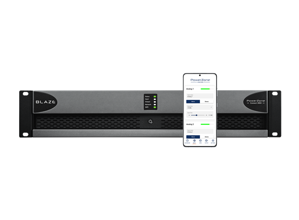 Blaze Audio PowerZone Connect 3004 EU 4x750W @2-4 4x400W @ 8 2x1500W @ 100V