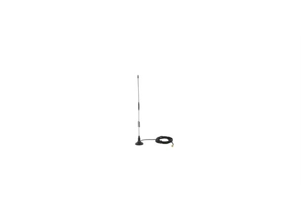 CONNECTS2 DAB-antenne - SMB For takmontering, 3m kabel - magnetfeste