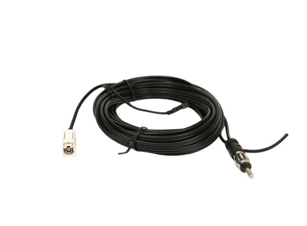 DIN til Fakra 5meter kabel DIN (M) Fakra (F) RG158 + en leder 5M