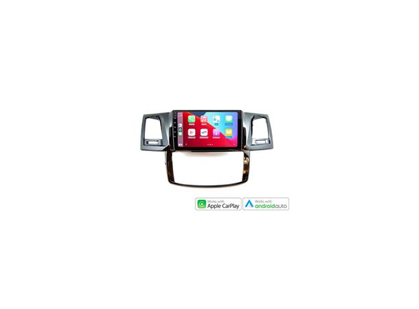 HARDSTONE 9" Apple CarPlay/Android Auto Toyota Hilux 2012-2015 med Manuell AC