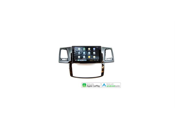 HARDSTONE 9" Apple CarPlay/Android Auto Toyota Hilux 2012-2015 med Manuell AC