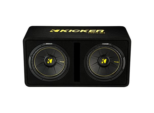 KICKER 44DCWC122 basskasse 2 x CompC®12-inch Subwoofers 2ohm