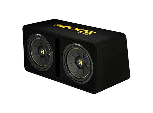 KICKER 44DCWC122 basskasse 2 x CompC®12-inch Subwoofers 2ohm