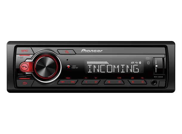 PIONEER MVH-330DAB 1DIN, DAB+,FM, USB, AUX og Bluetooth