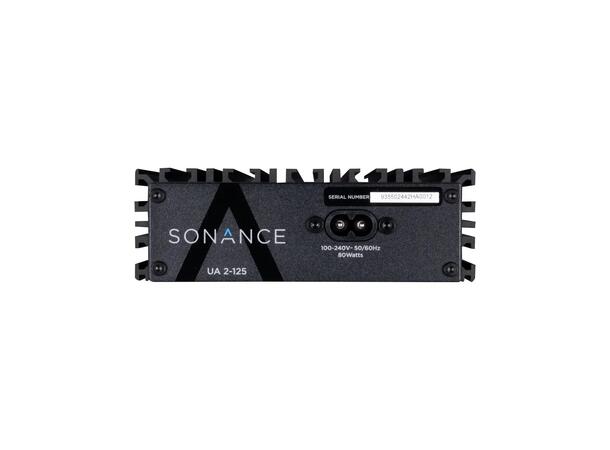 Sonance UA 2-125 effektforsterker 2 x kanals DSP effektforsteker