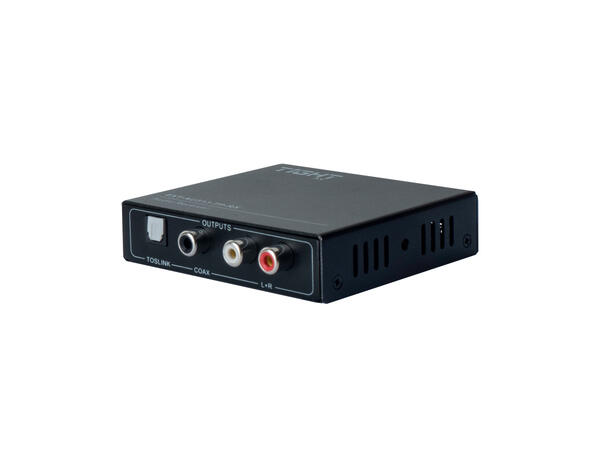 AUDIO EXTENDER KIT ANALOG & DIGITAL Lyd over datakabel analog og digital lyd