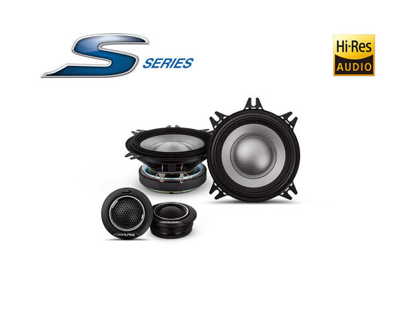 Alpine S2-S40C komponentsett 4" 4Ohm 85dB 45WRMS 140WMAX