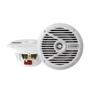 Alpine SPS-M601W - Marine høyttalere 6,5" hvit grill