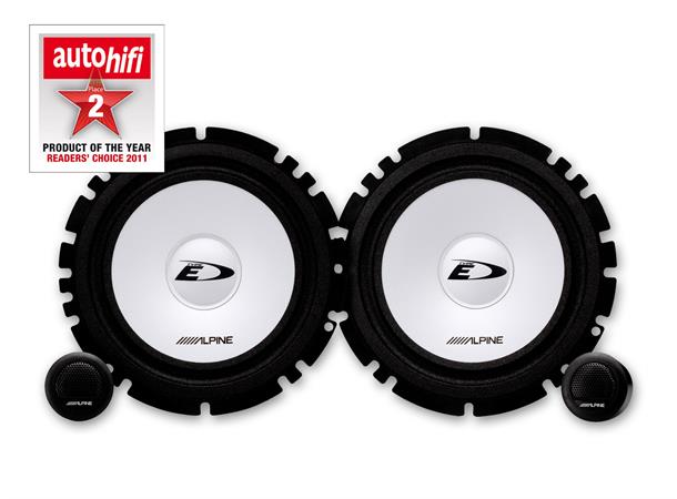 Alpine SXE-1750S komponentsett, Type-E 17cm 4ohm, 45/280W RMS/Max, 60Hz-20kHz