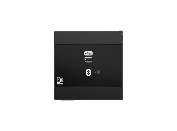 Audac NWP400/B Dante Bluetooth USBC Dante™/AES67, USB-C + BT