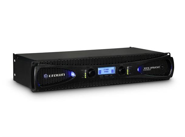 Crown XLS2502 Effektforsterker 2 x 775W i 4 ohm rackmontering 2U