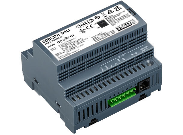DALI Interface Dynalite DDBC120-DALI Gateway mellom styresystem og Dali