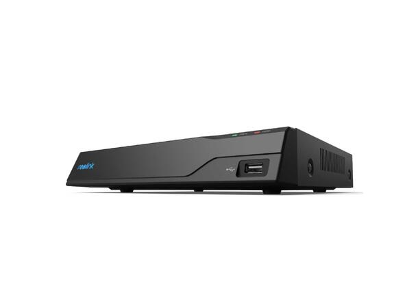 Reolink NVR 8 kanaler og 2TB harddisk NVS8 – 8 kanalers PoE NVR (opptaker)