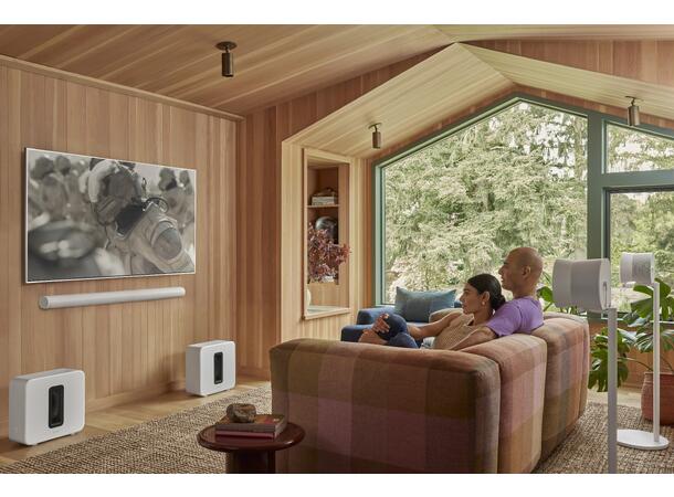 SONOS ARC ULTRA trådløs lydplanke hvit Smart slank lydplanke med heftig lyd