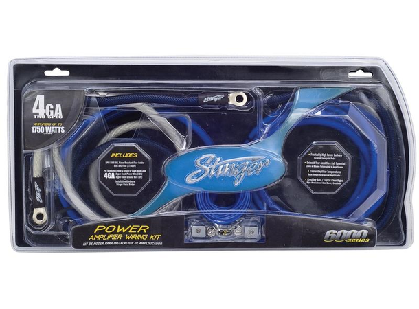 Stinger kabelpakke 25mm² 1750W SK6241 Komplett strømpakke - markedets beste!