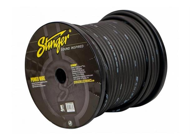 Stinger strømkabel 25mm² SPW14TB250 Oksygenfri kobber- sort pris pr rull 76m