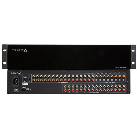 Triad lydmatrise 16:16 EQ stereo EQ 16:16 med 8 progammerbare digital inn