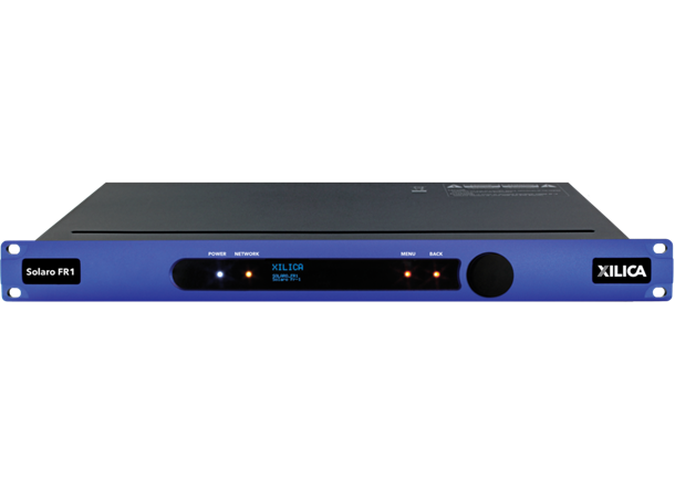 Xilica Solaro FR1 Frame med Dantekort 1U Modular, User-Configurable Dante DSP