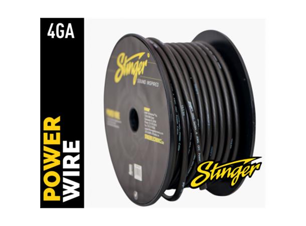 Stinger strømkabel 25mm² SPW14TB Oksygenfri kobber- sort pris pr meter