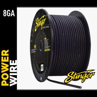 Stinger strømkabel 10mm² SPW18TB Oksygenfri kobber- sort  pris pr. meter