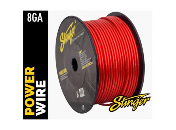 Stinger strømkabel 10mm² SPW18TR Oksygenfri kobber- rød pris pr. meter