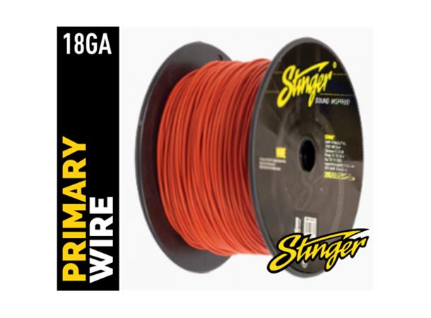 Stinger - SPW318RD strømkabel 0,75mm² Rød pris pr meter