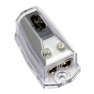 Stinger - SHD20 Splittblokk 25/50mm² inn 2x10/25mm²ut, Satin krom