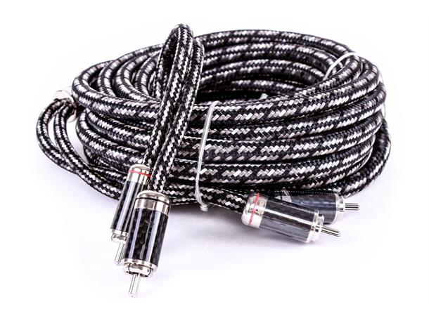 Stinger - SI9217 signalkabel 5m Ultra OFC, Rhodium platert RCA ender