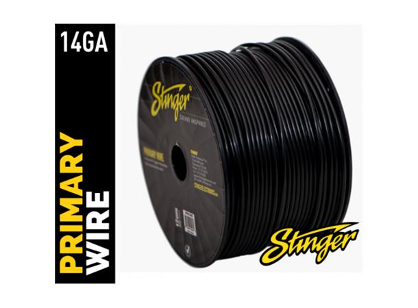 Stinger - SPW314BK strømkabel 2,5mm Sort pris pr meter
