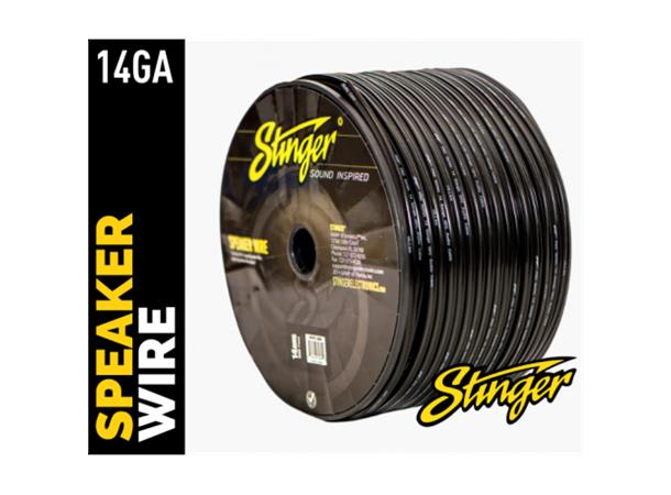 Stinger høyttalerkabel 2,5mm² SPW514BK 14ga. sort pris pr meter