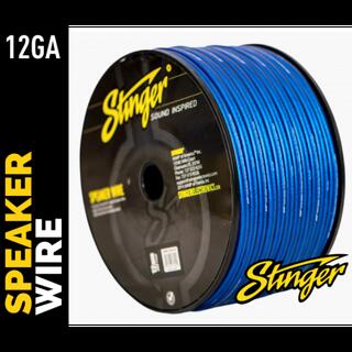 Stinger - SHW512B høyttalerkabel 4mm² Blå pris pr meter